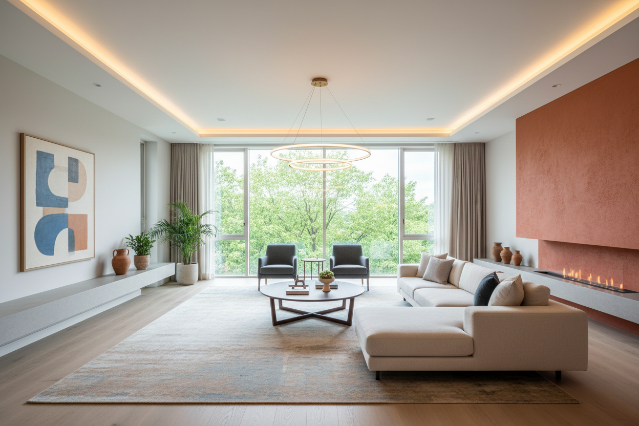 تصميم داخلي عصري للمنزل